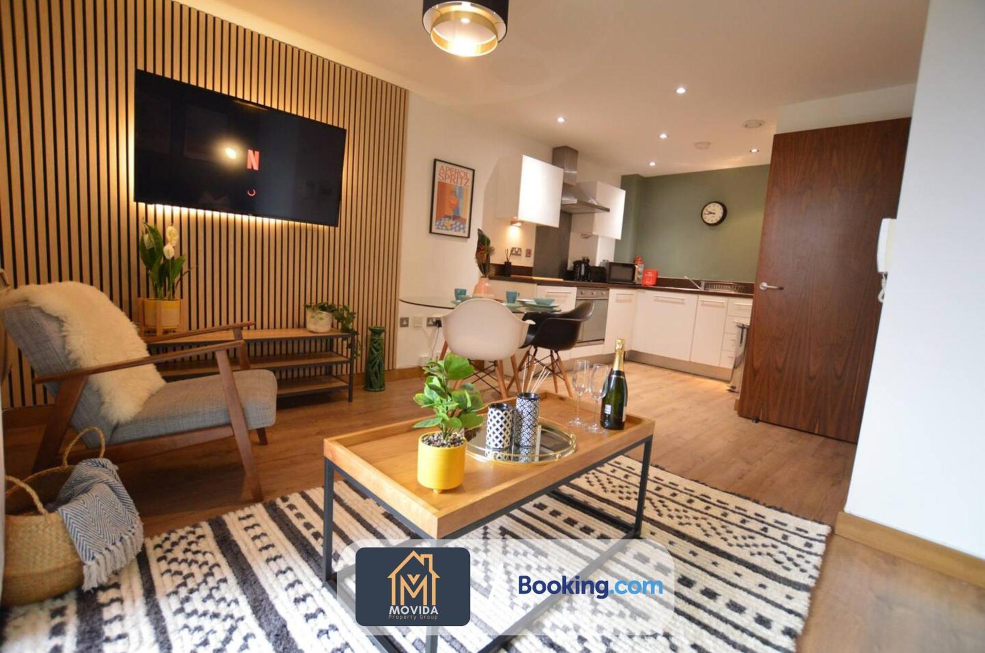 Lgi Stunning 1 Bedroom Apartment By Movida Property Group Short Lets & Serviced Accommodation Leeds (West Yorkshire) Exterior foto